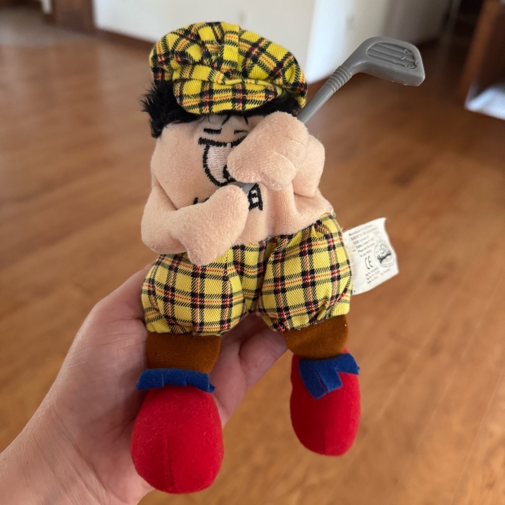Silly Slammers Sports McDuff Golf Toy Bean Bag Plush Toy Works